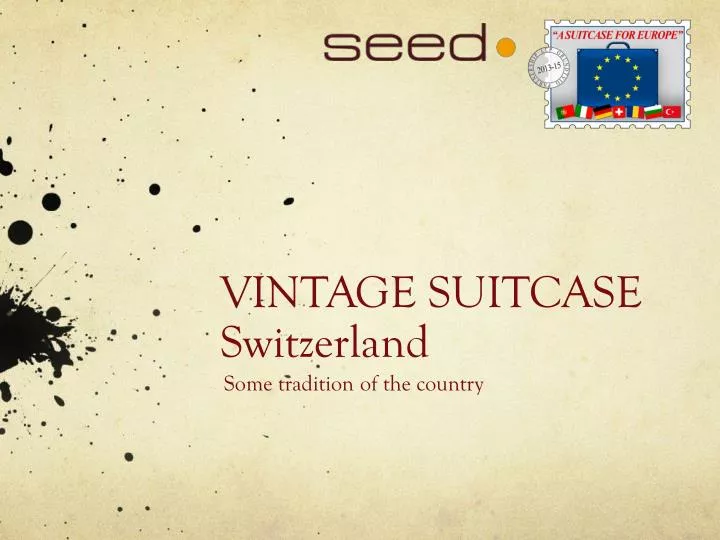 vintage suitcase switzerland