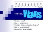 Topic VI. - slide 1