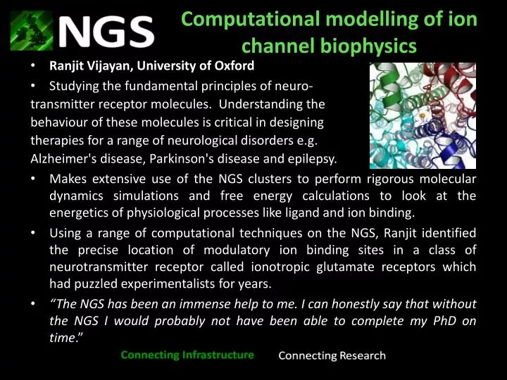 computational modelling of ion channel biophysics