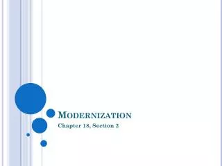 modernization
