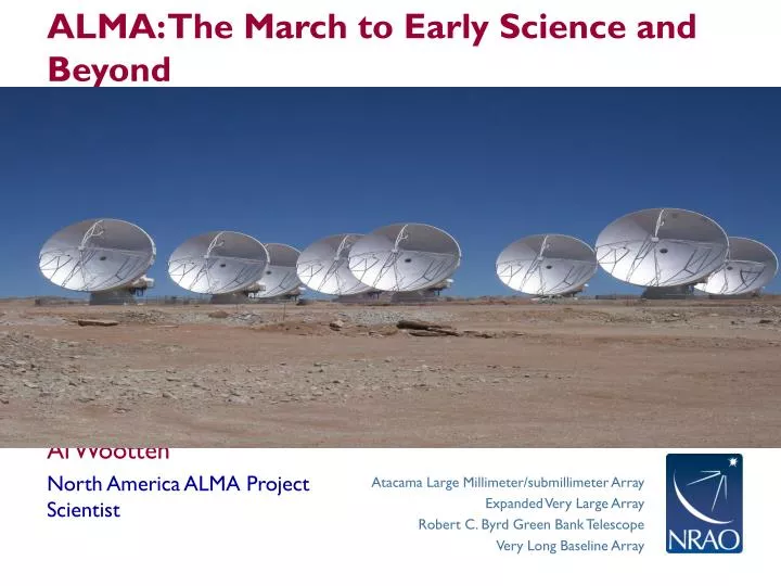 alma the march to early science and beyond