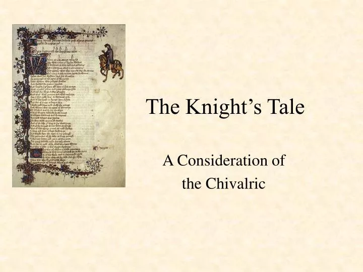 the knight s tale
