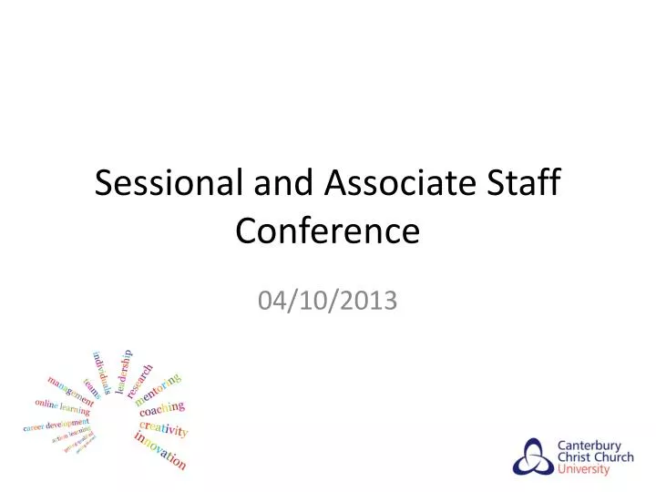 sessional and associate staff conference