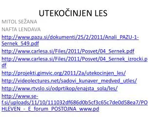 uteko injen les