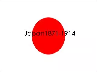 Japan 1870-1914
