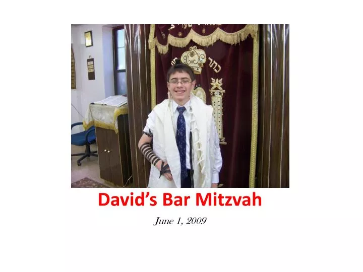 david s bar mitzvah