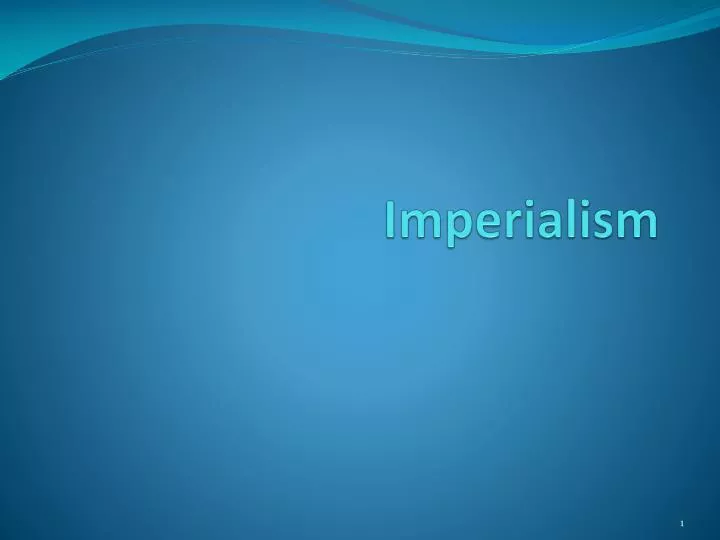 imperialism