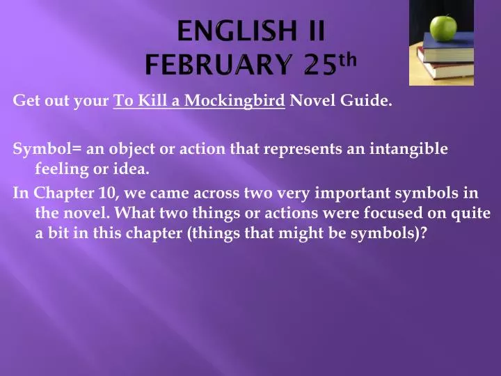 english ii february 25 th