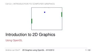 Introduction to 2D Graphics