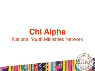 Chi Alpha National Youth Ministries Network