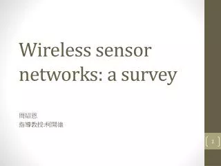 Wireless sensor networks: a survey