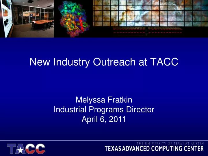 new industry outreach at tacc