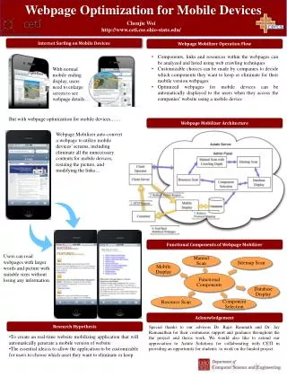 Functional Components of Webpage Mobilizer