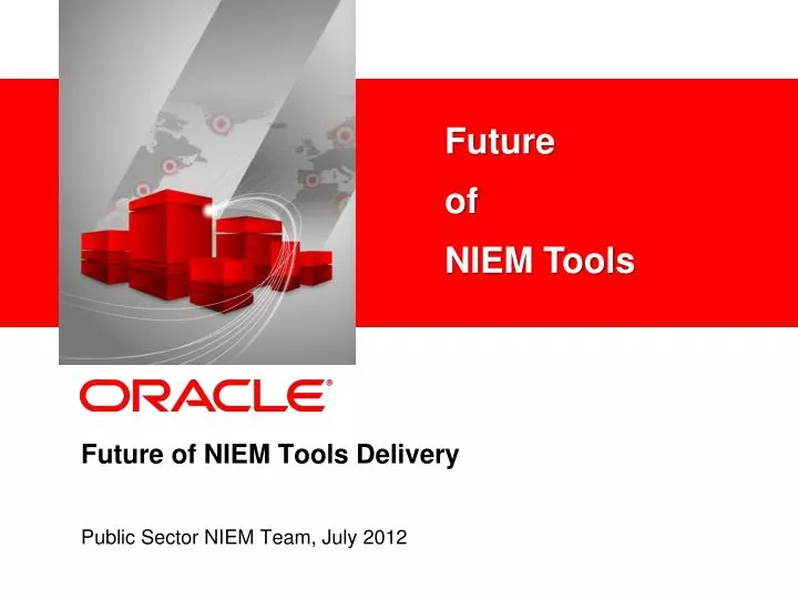 future of niem tools delivery
