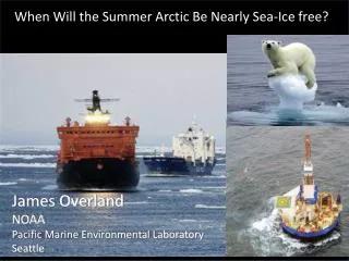 When Will the Summer Arctic Be Nearly Sea-Ice free?