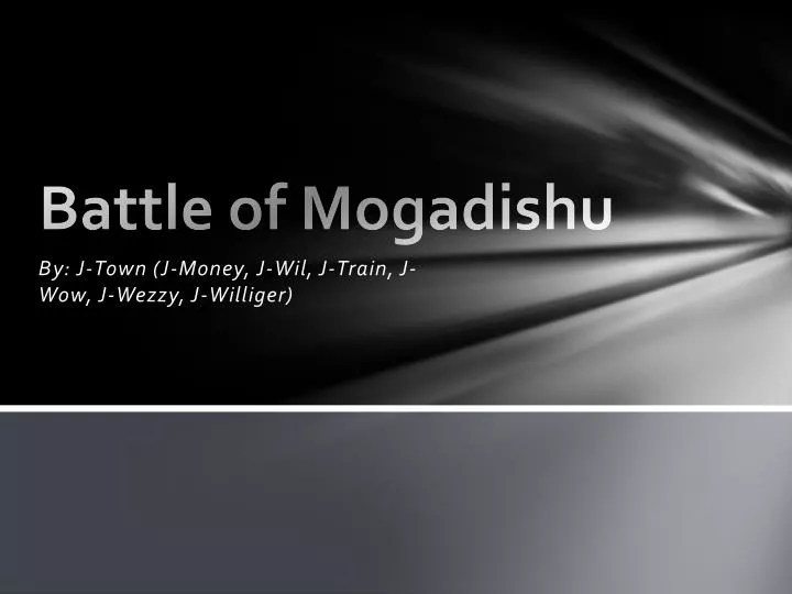 battle of mogadishu