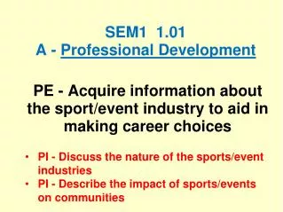 SEM1 1.01 A - Professional Development