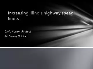 Increasing Illinois highway speed limits