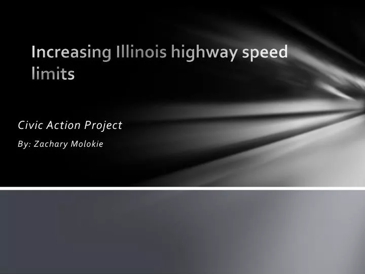 increasing illinois highway speed limits