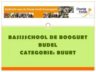 Basisschool De Boogurt Budel Categorie: BUurt