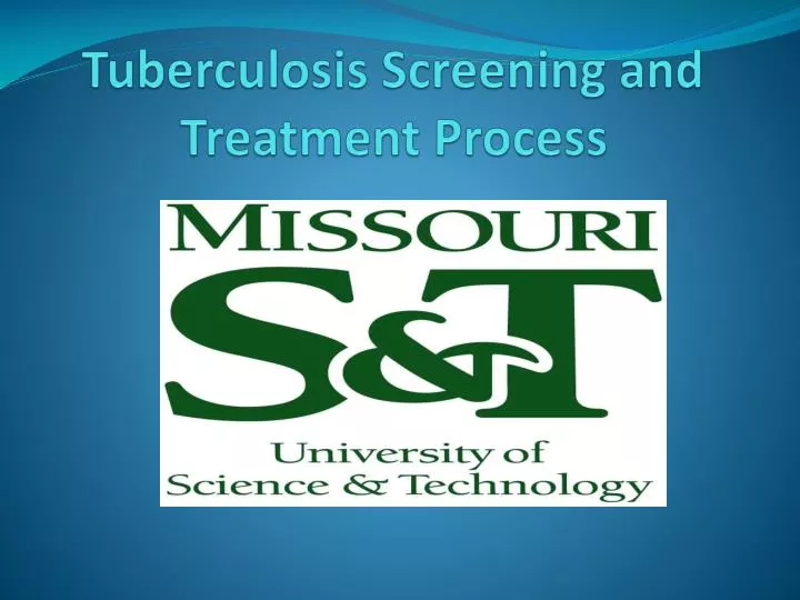 tuberculosis screening and treatment process