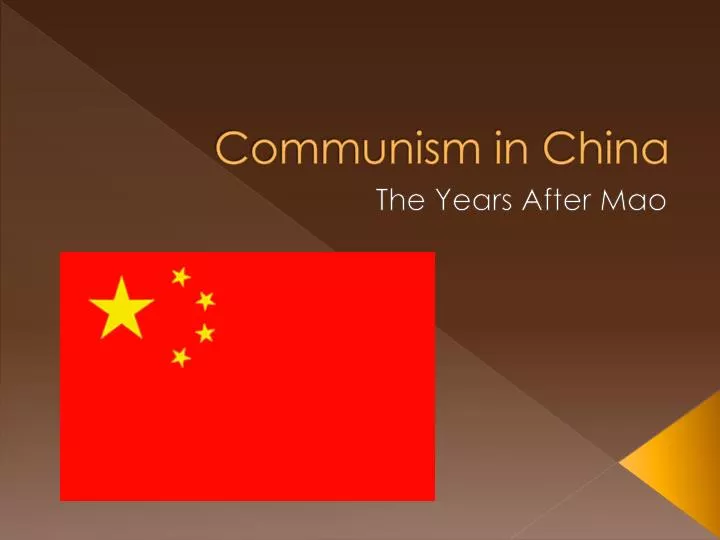 communism in china