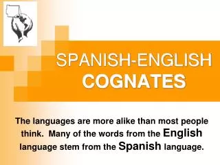 SPANISH-ENGLISH COGNATES