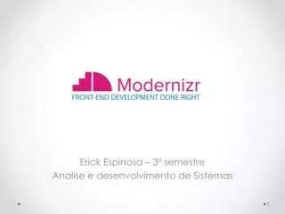 erick espinosa 3 semestre analise e desenvolvimento de sistemas