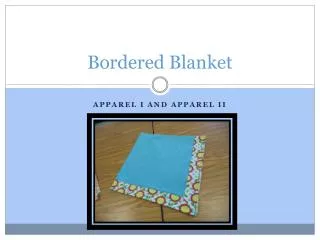 Bordered Blanket