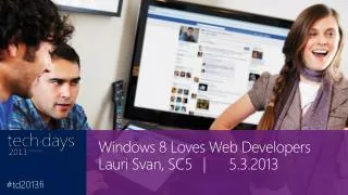 Windows 8 Loves Web Developers