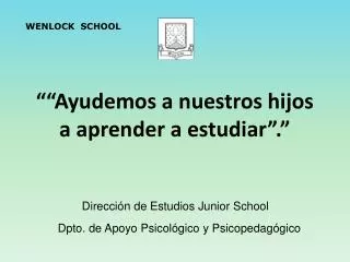 ayudemos a nuestros hijos a aprender a estudiar