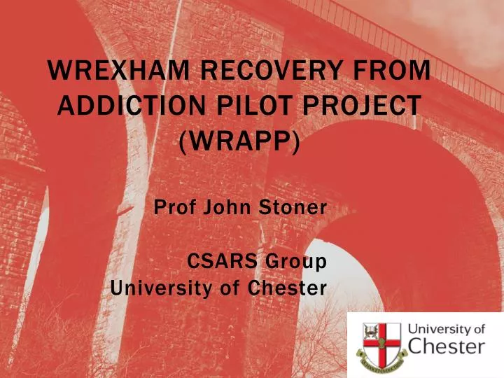 wrexham recovery from addiction pilot project wrapp