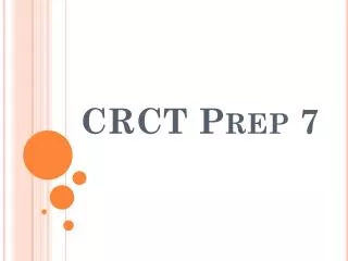 CRCT Prep 7