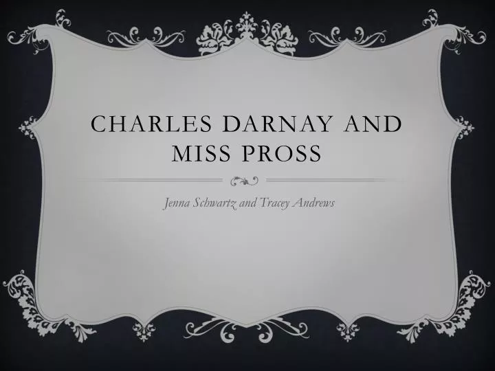charles darnay and miss pross