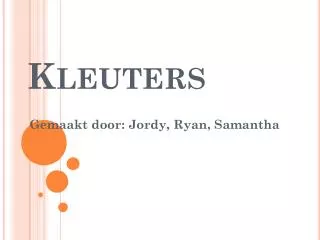 Kleuters