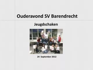 Ouderavond SV Barendrecht