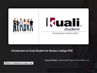 Introduction to Kuali Student for Boston College POC