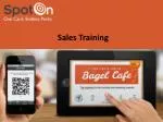 Sales Training - slide 1