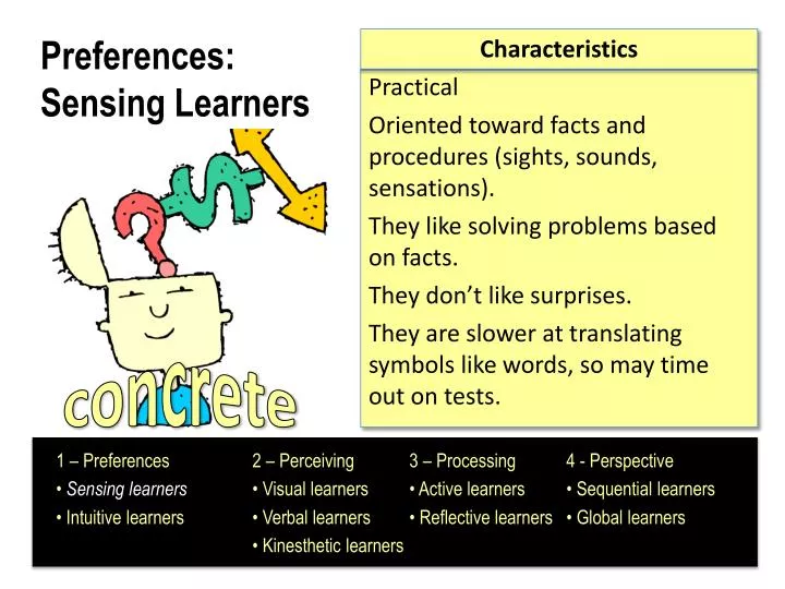 preferences sensing learners