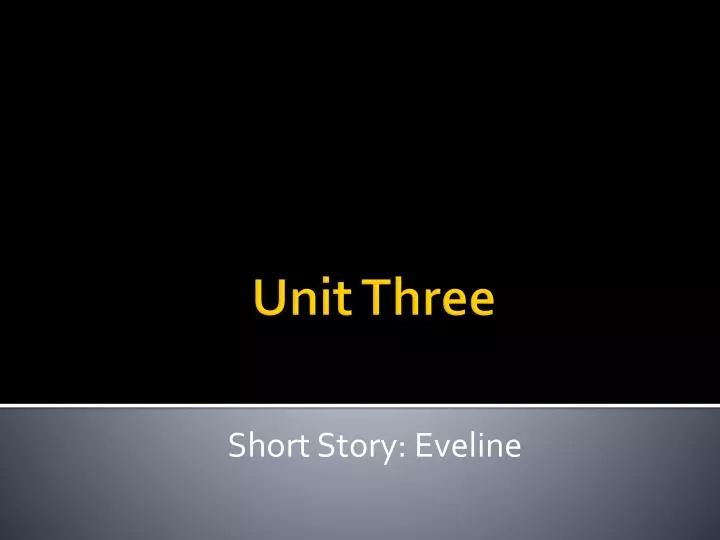 short story eveline