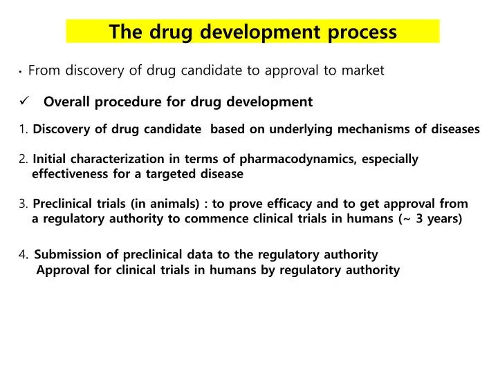 the drug development process