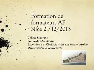 formation de formateurs ap n ice 2 12 2013