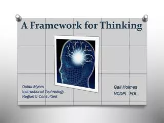 A Framework for Thinking