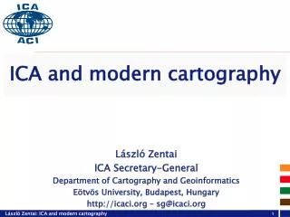 ICA and modern cartography