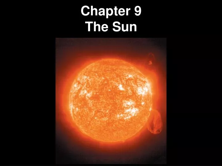 chapter 9 the sun