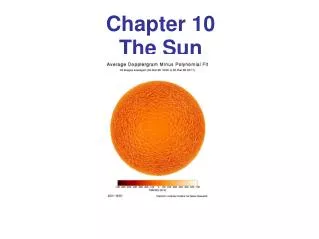 Chapter 10 The Sun