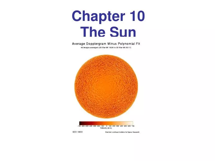 chapter 10 the sun