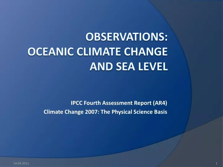 ipcc fourth assessment report ar4 climate change 2007 the physical science basis
