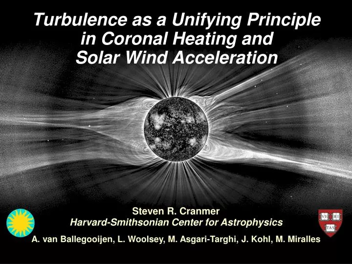 turbulence as a unifying principle in coronal heating and solar wind acceleration