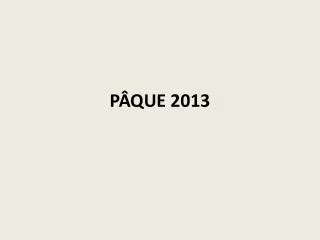 p que 2013
